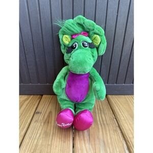 Vintage 1992 Baby Bop Plush Lyons Group Barney Dinosaur Green 15" Stuffed Animal